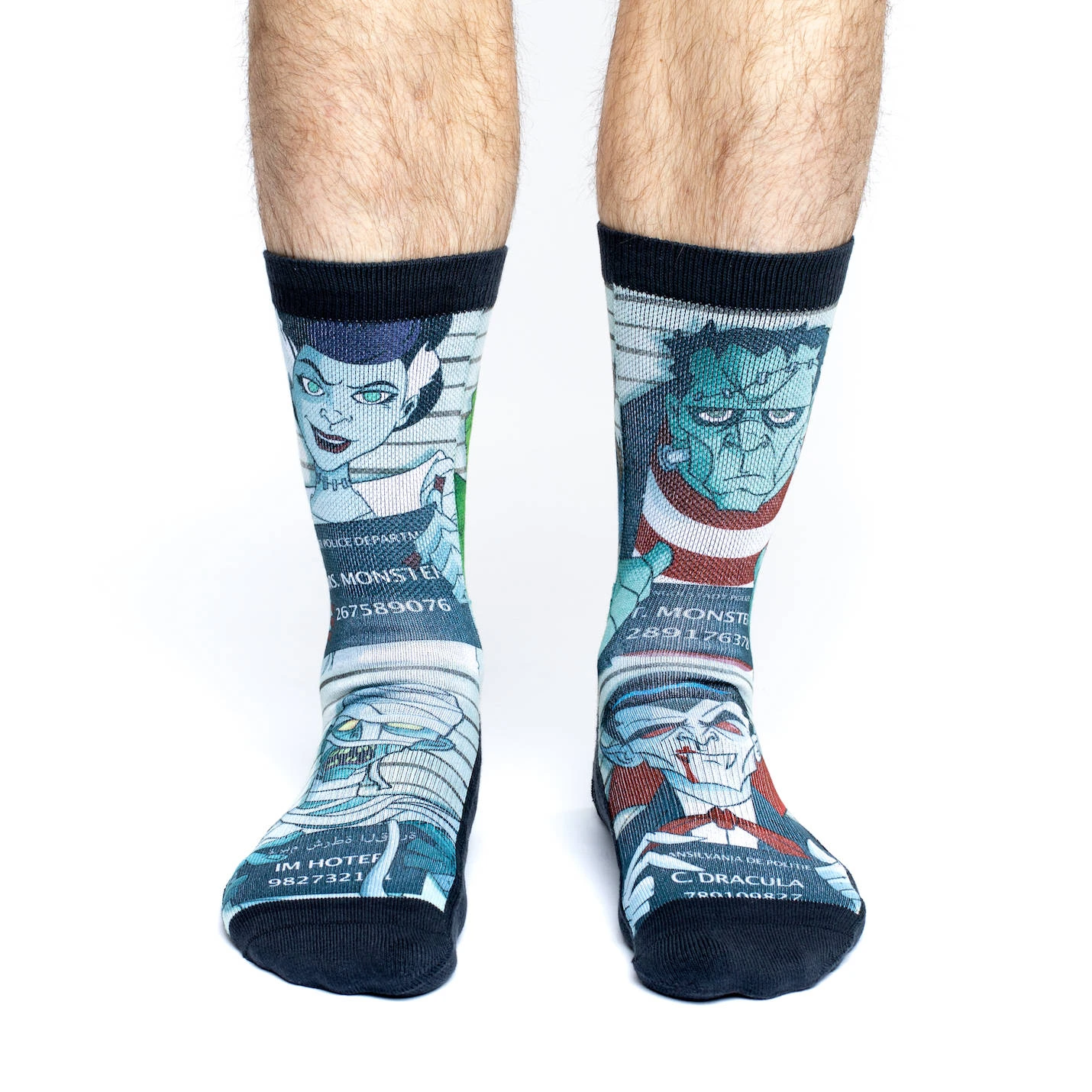 Men's Halloween Mugshots Socks 2 Men's Halloween Mugshots Socks - Image 2