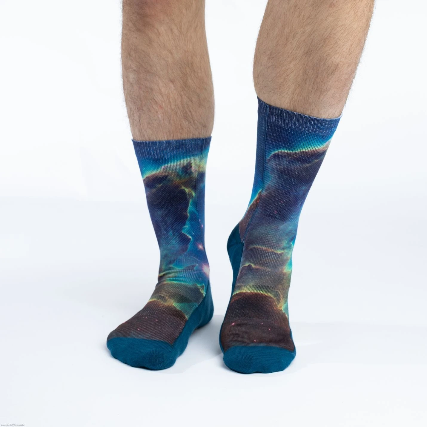 Men's Pillars Of Creation Nebula Socks 2 Men's Pillars Of Creation Nebula Socks - Image 2