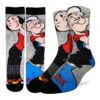 Men's Popeye, Popeye And Olive Socks