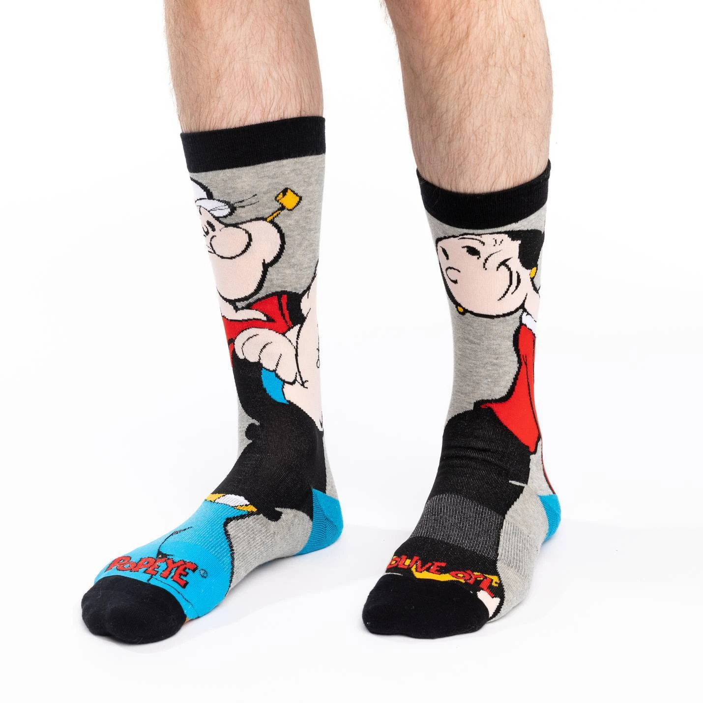 Men's Popeye, Popeye And Olive Socks 2 Men's Popeye, Popeye And Olive Socks - Image 2