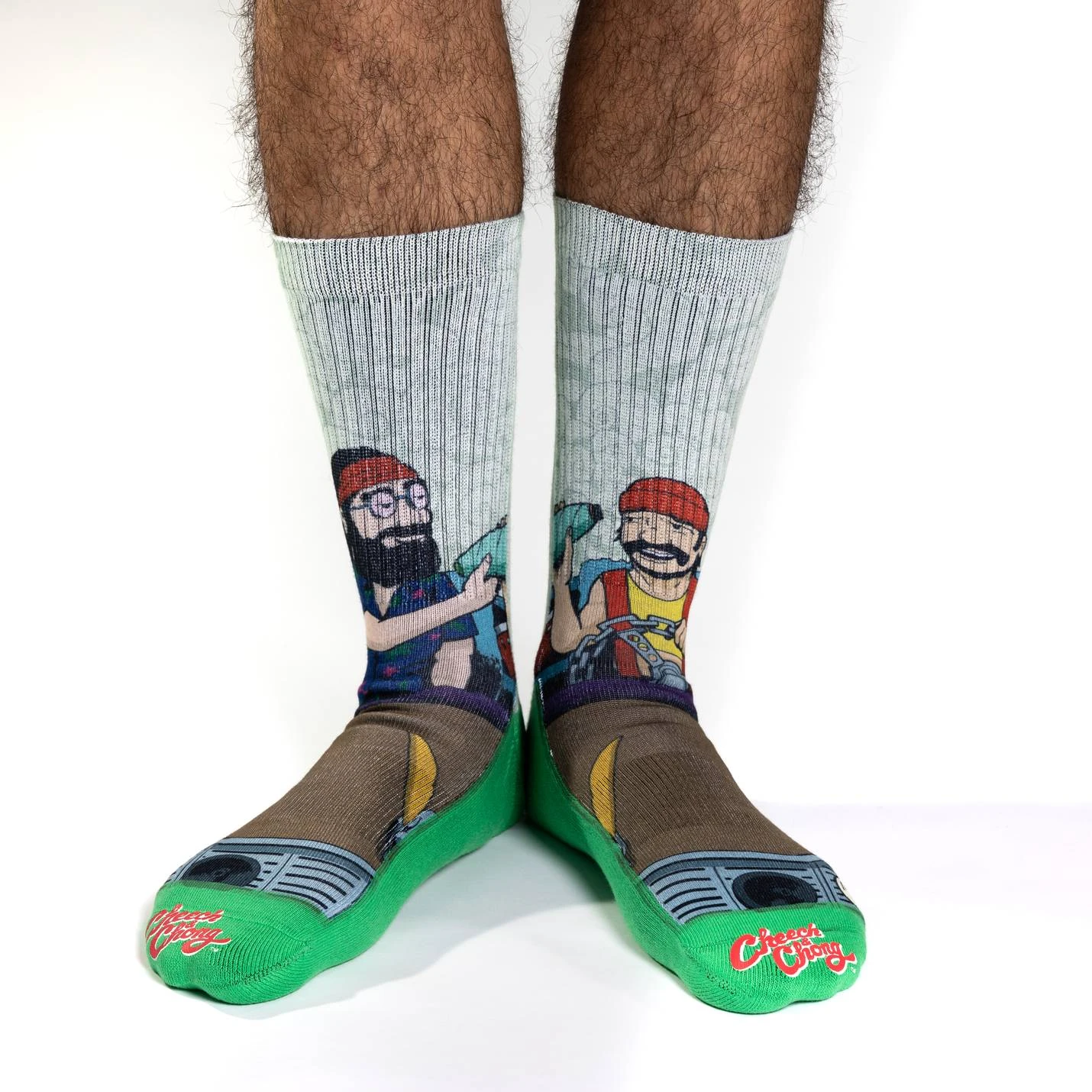 Men's Cheech & Chong, Pass The Blunt Socks 2 Men's Cheech & Chong, Pass The Blunt Socks - Image 2