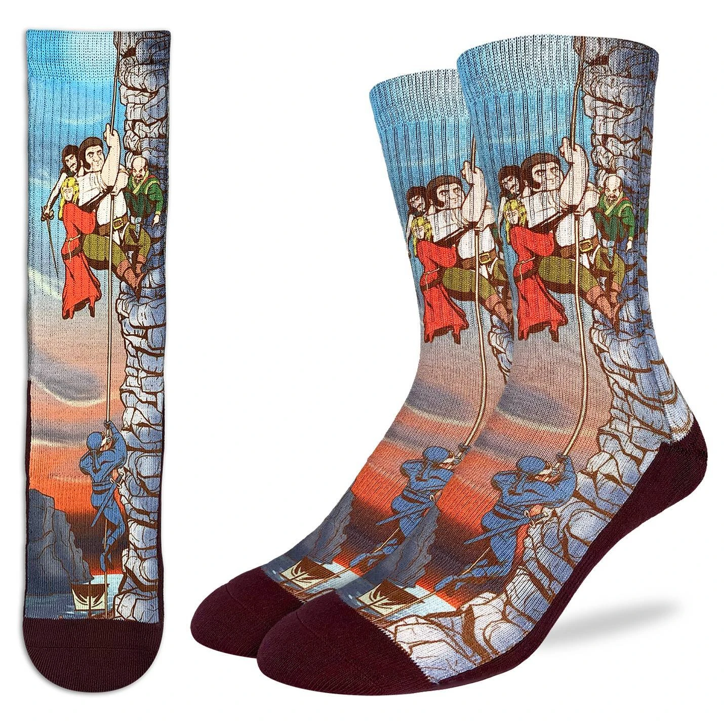 Men's The Princess Bride, Cliffs Of Insanity Socks 1 Men's The Princess Bride, Cliffs Of Insanity Socks