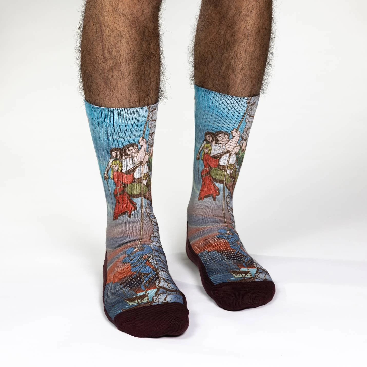 Men's The Princess Bride, Cliffs Of Insanity Socks 2 Men's The Princess Bride, Cliffs Of Insanity Socks - Image 2