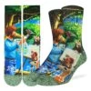 Men's Bob Ross, Painting Socks