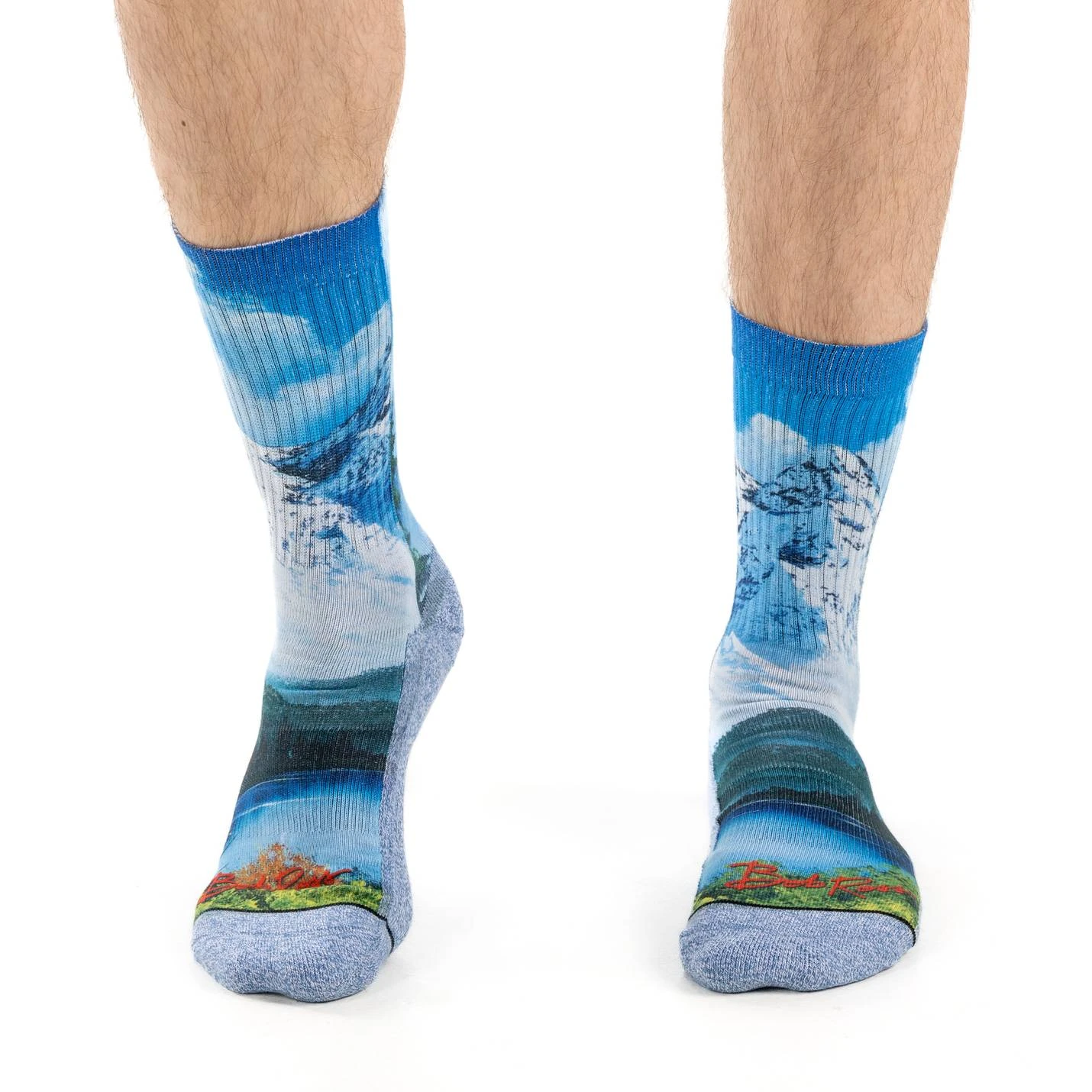 Men's Bob Ross, Mountain & Lake Socks 2 Men's Bob Ross, Mountain & Lake Socks - Image 2