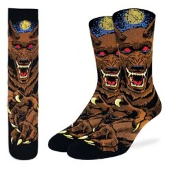 Men's Evil Werewolf Halloween Socks