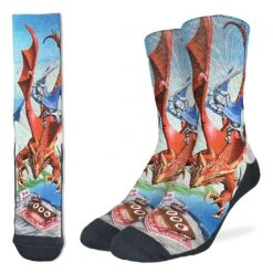 Men's Knight Vs. Dragon Socks