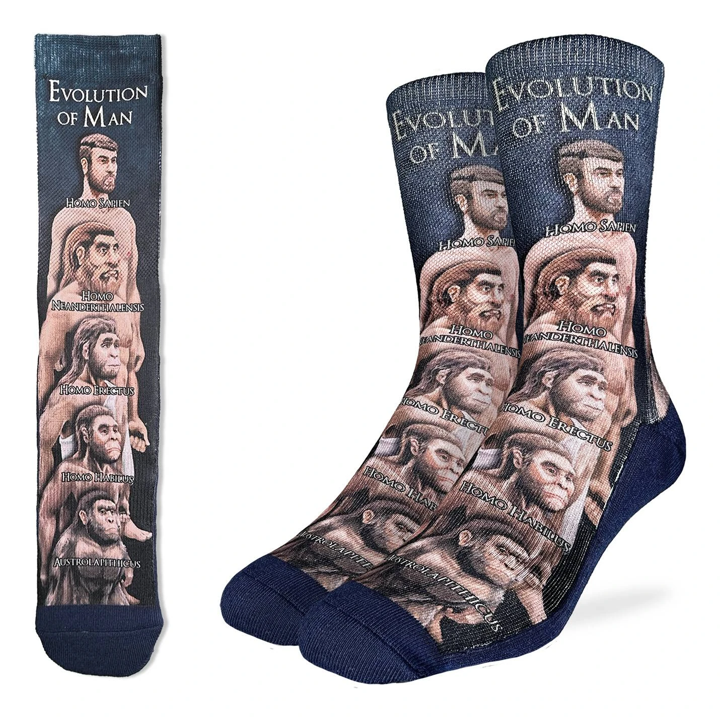 Men's Human Evolution Socks 1 Men's Human Evolution Socks