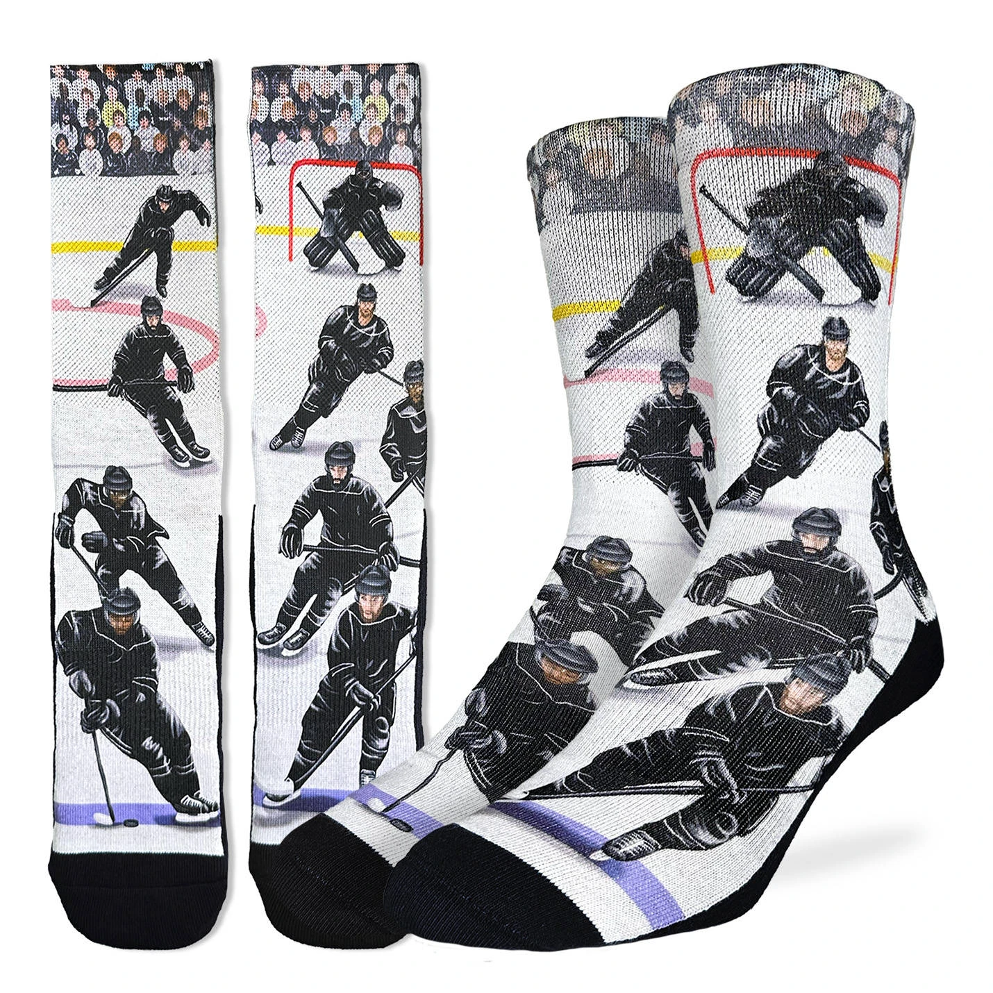 Men's Ice Hockey Players, Black Socks 1 Men's Ice Hockey Players, Black Socks