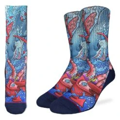 Men's Shark Vs Kraken Socks
