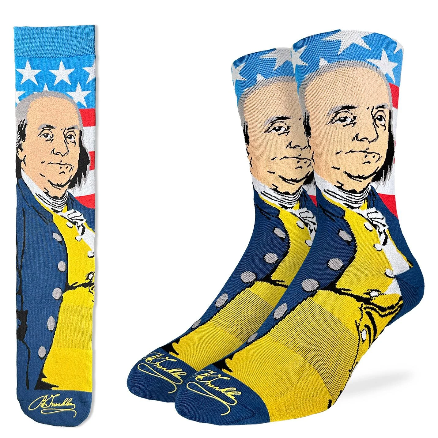 Men's Benjamin Franklin Socks 1 Men's Benjamin Franklin Socks