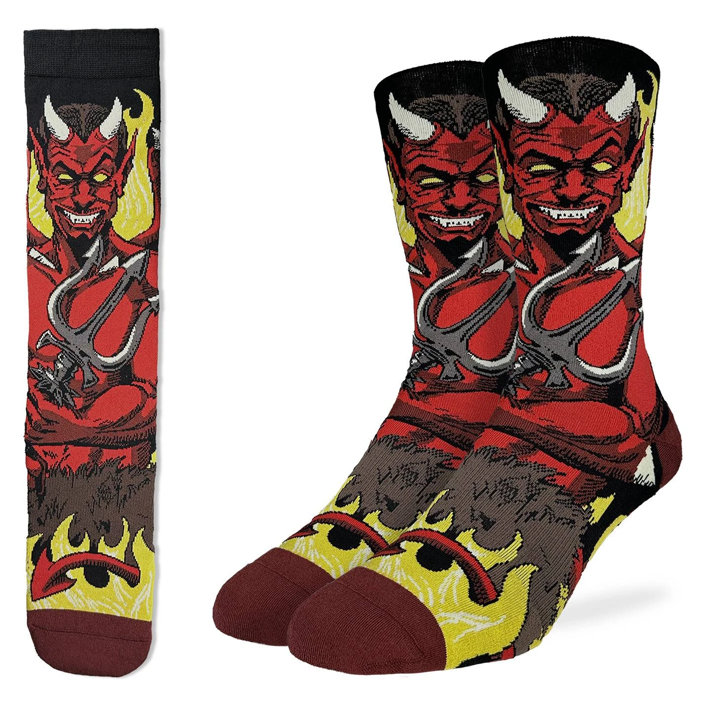 Men's Evil Devil Halloween Socks 1 Men's Evil Devil Halloween Socks