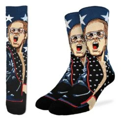 Men's Elton John, Playing Piano Socks