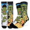 Men's Evil Frankenstein And Bride Halloween Socks