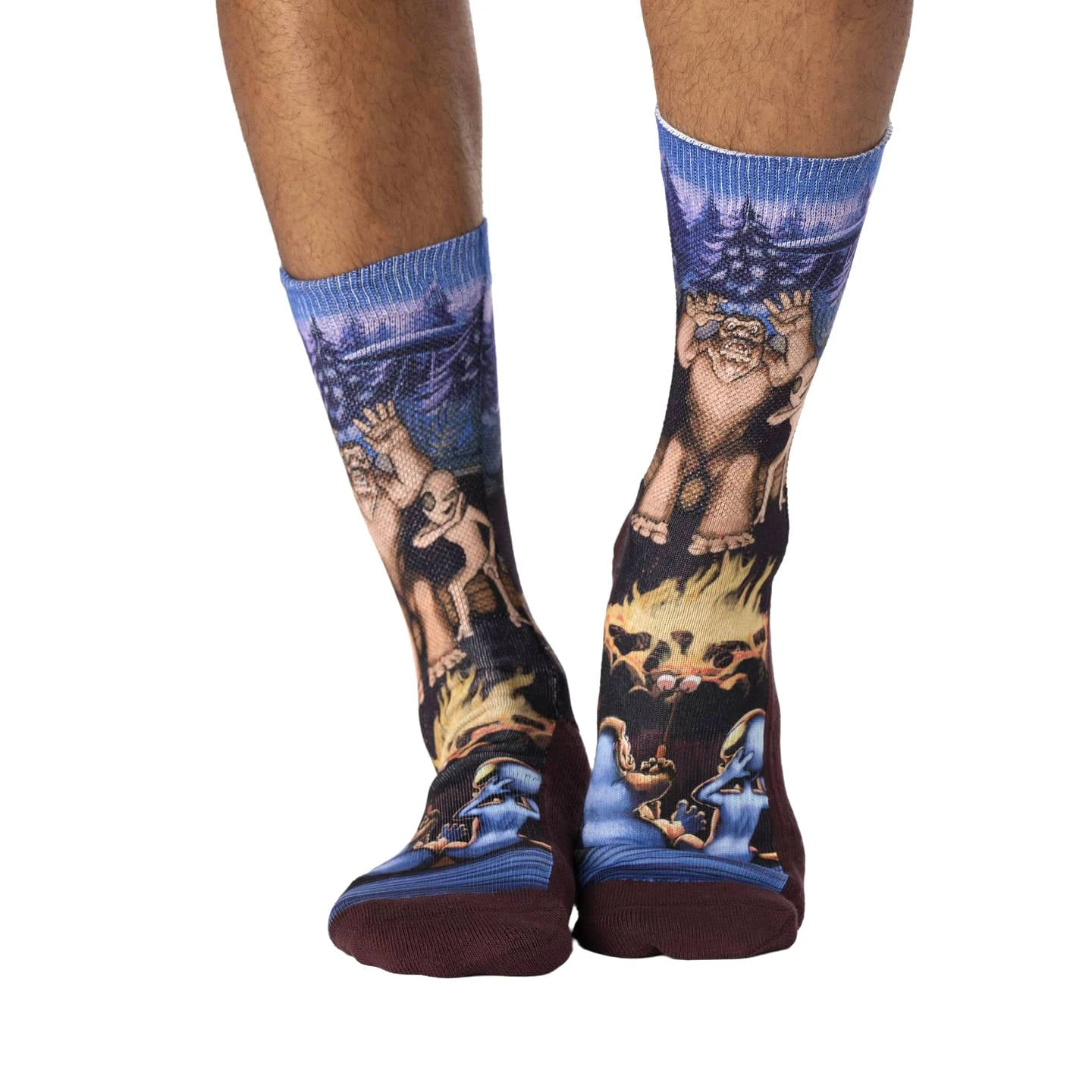 Men's Bigfoot And Alien Camping Socks 2 Men's Bigfoot And Alien Camping Socks - Image 2