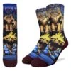 Men's Bigfoot And Alien Camping Socks
