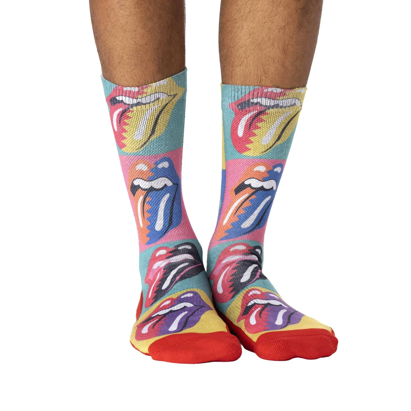 Men's The Rolling Stones, Hot Lips Pop Art Socks 2 Men's The Rolling Stones, Hot Lips Pop Art Socks - Image 2