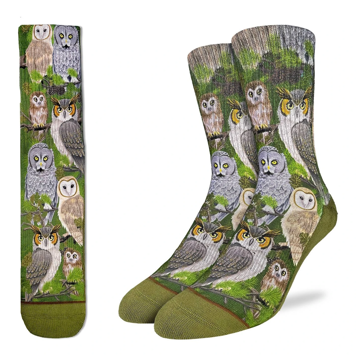 Men's Staring Owls Socks 1 Men's Staring Owls Socks