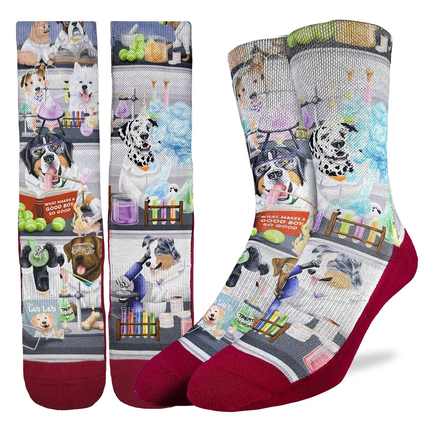 Men's Science Dogs Socks 1 Men's Science Dogs Socks