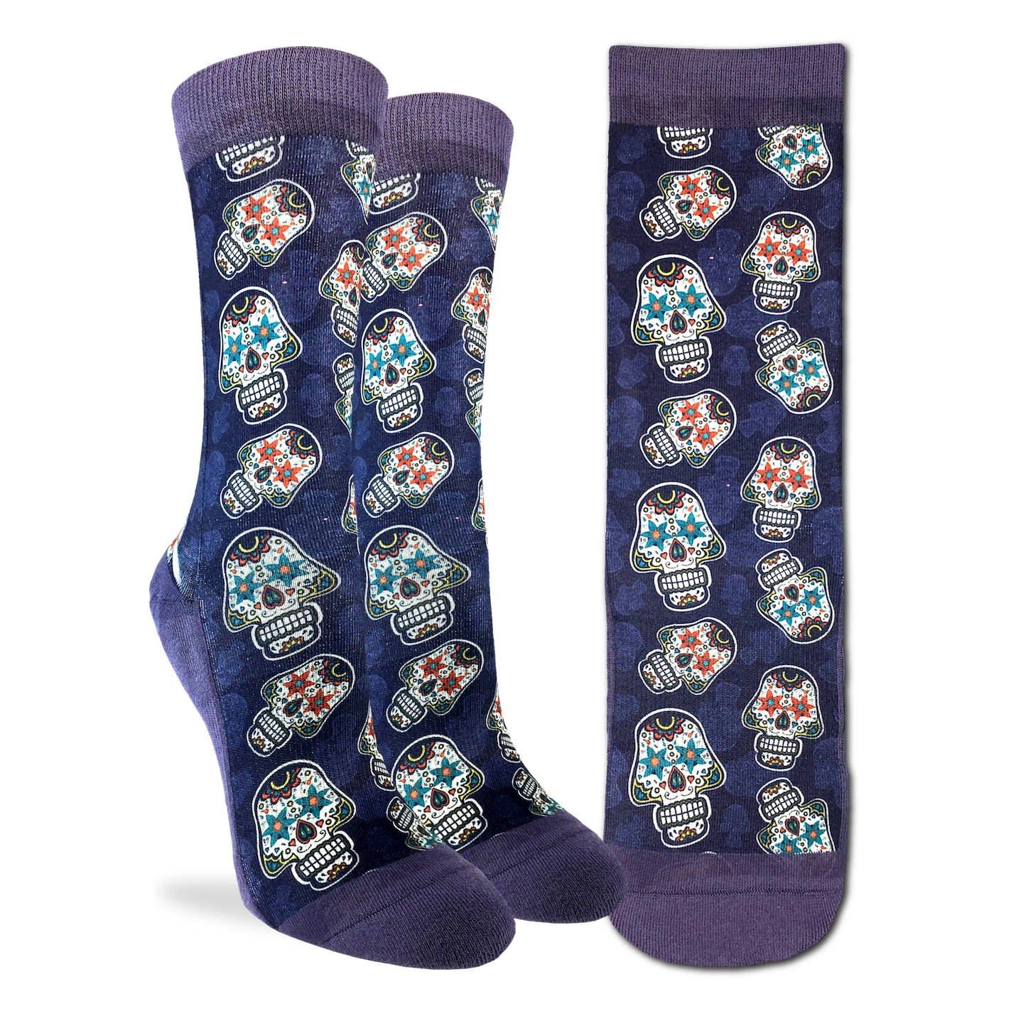 Women's Sugar Skulls Socks 1 Women's Sugar Skulls Socks