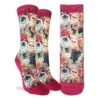 Women's Floral Cats Socks