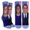 Women's Michelle & Barack Obama Socks