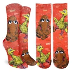 Women's Sesame Street, Big Bird And Snuffleupagus Socks