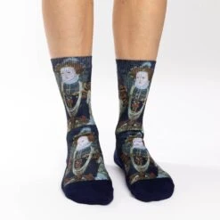 Women's Queen Elizabeth I Socks 3 Women's Queen Elizabeth I Socks -Good Luck Sock Store 5189 Queen Elizabeth I v2
