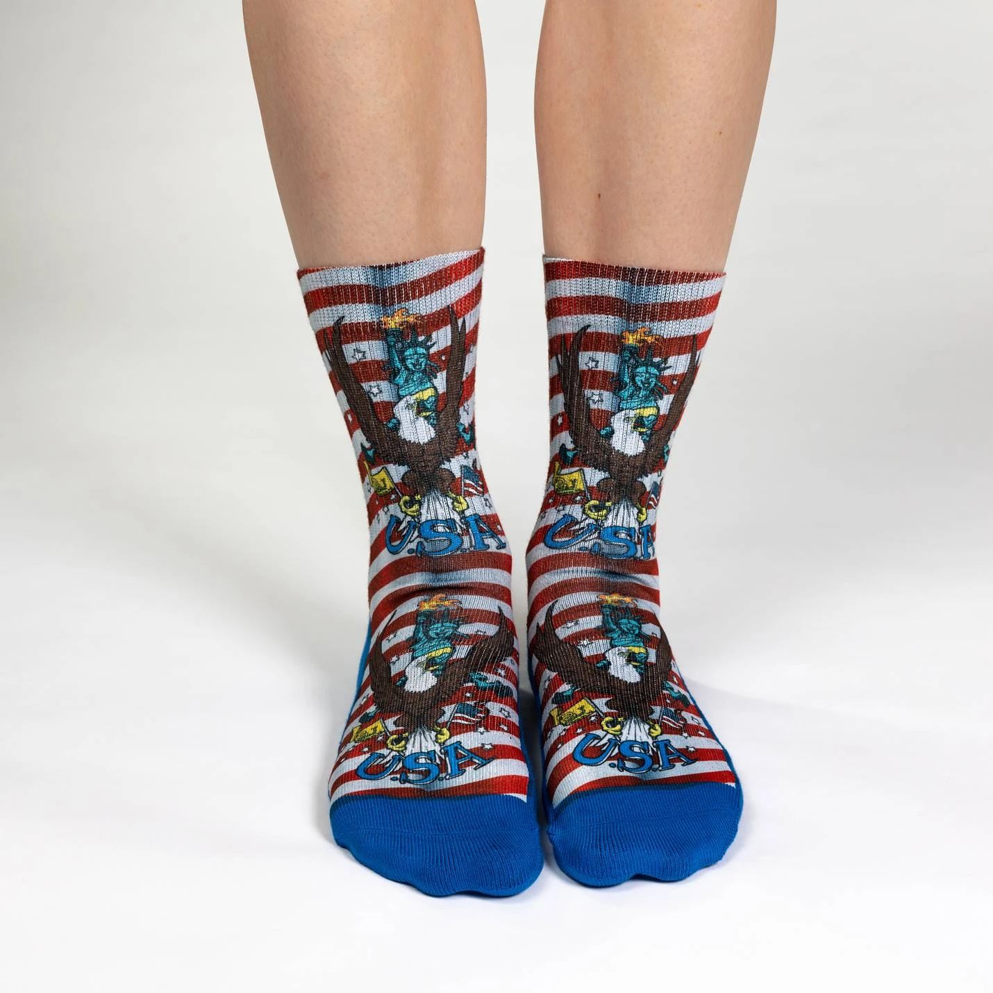 Women's Majestic America Bald Eagle Socks 2 Women's Majestic America Bald Eagle Socks - Image 2