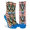 Women's Majestic America Bald Eagle Socks