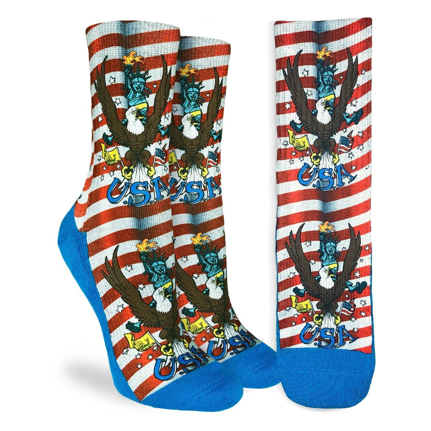 Women's Majestic America Bald Eagle Socks 1 Women's Majestic America Bald Eagle Socks