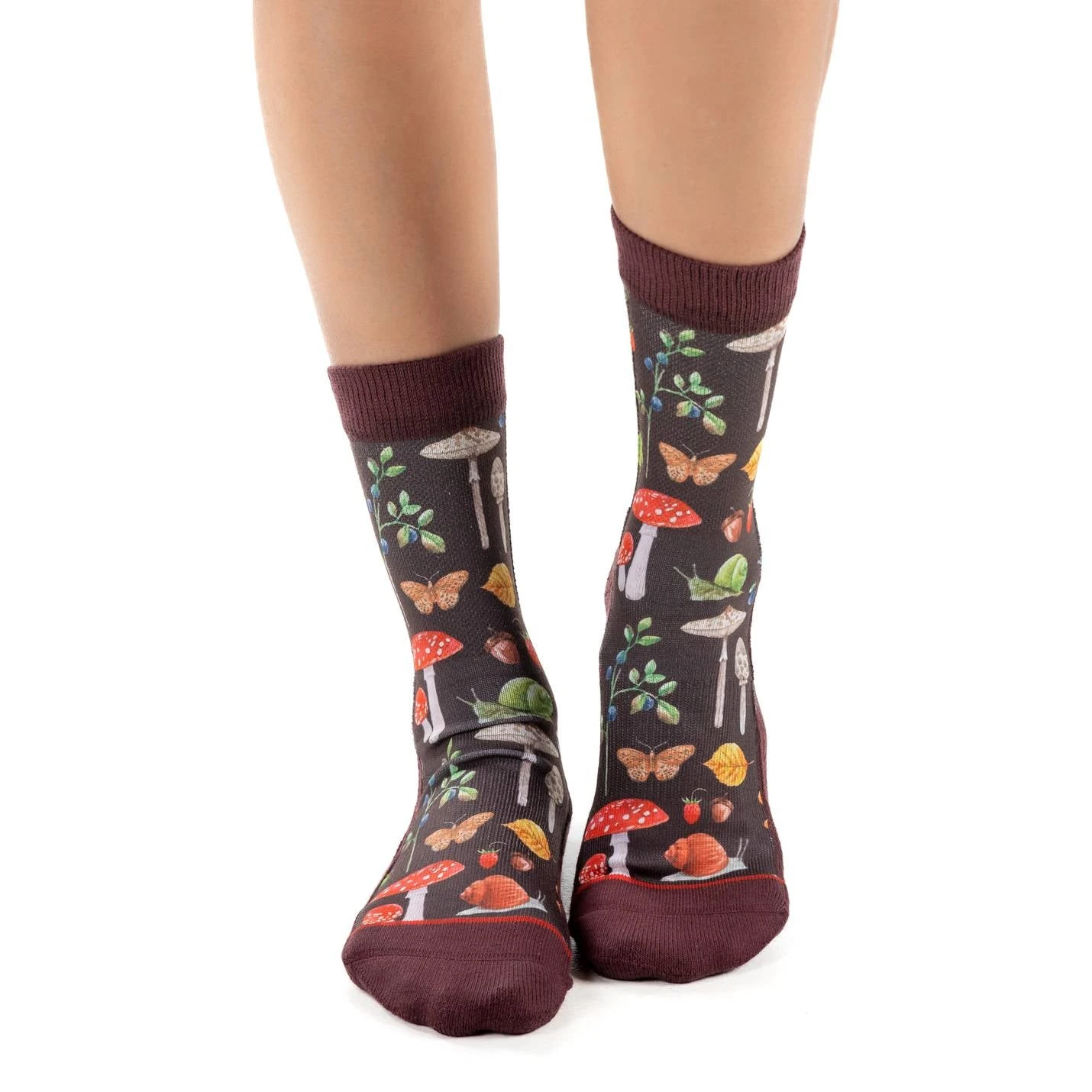 Women's Mushrooms, Snails And Bugs Socks 2 Women's Mushrooms, Snails And Bugs Socks - Image 2