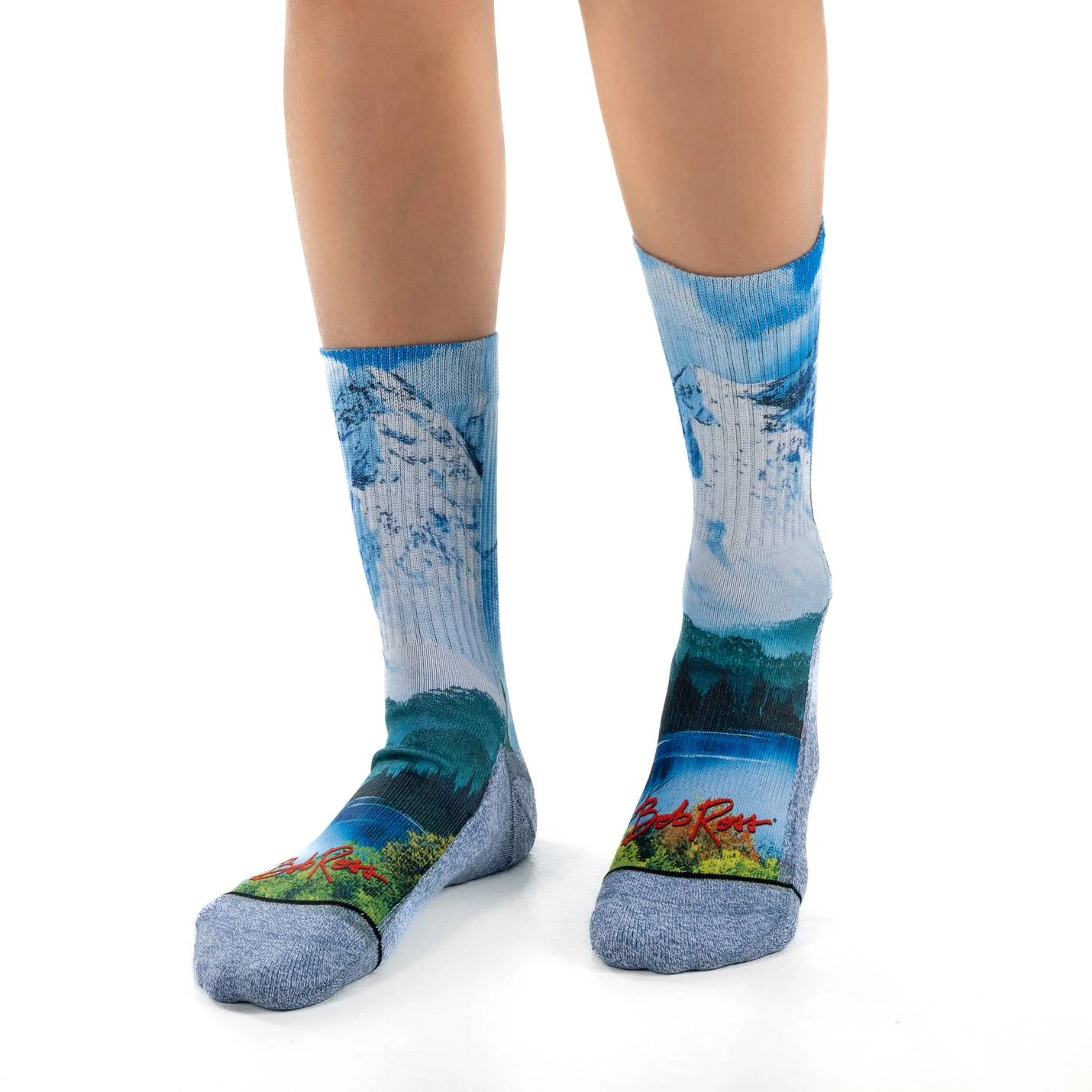 Women's Bob Ross, Mountain & Lake Socks 2 Women's Bob Ross, Mountain & Lake Socks - Image 2
