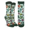 Women's Veggies, Green Socks