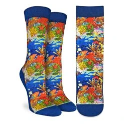 Women's Octopus Hiding In Reef Socks