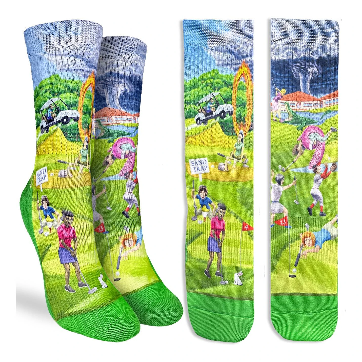 Women's Crazy Golf Socks 1 Women's Crazy Golf Socks