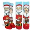 Women's Santa And Mrs. Claus Christmas Socks
