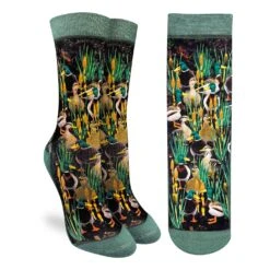 Women's Mallard Ducks In The Marsh Socks