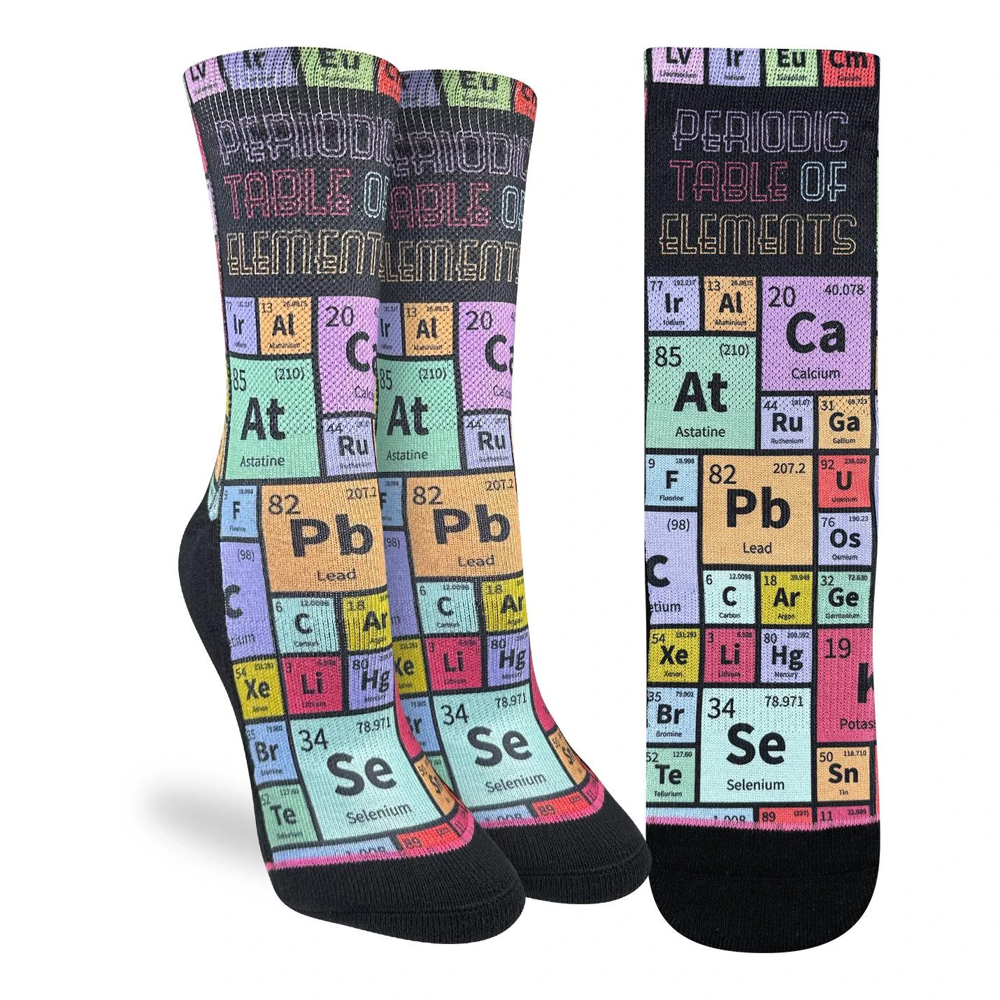Women's Periodic Table Of Elements Socks 1 Women's Periodic Table Of Elements Socks