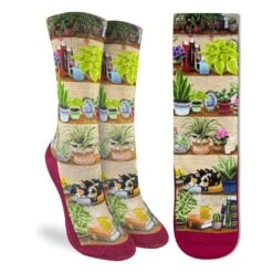 Women's Bookshelf Of Plants Socks