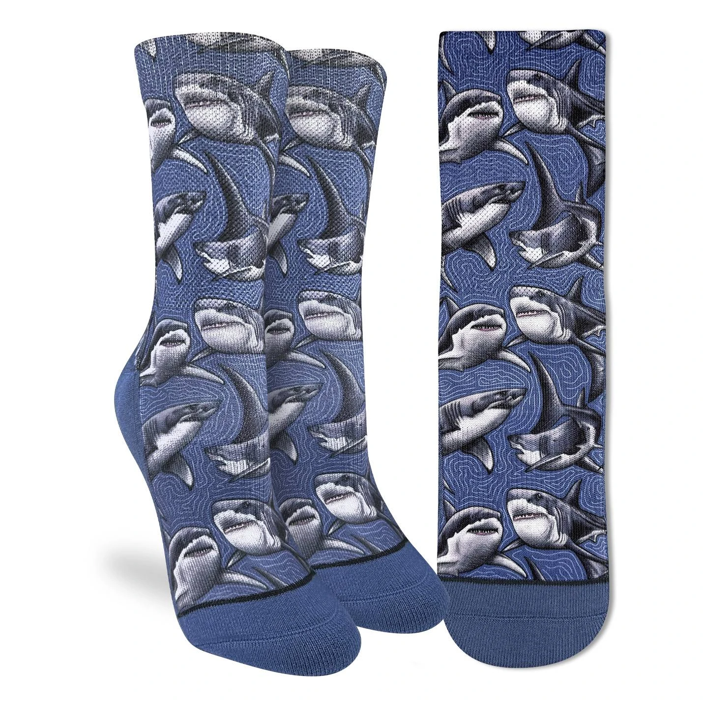 Women's Great White Sharks Socks 1 Women's Great White Sharks Socks