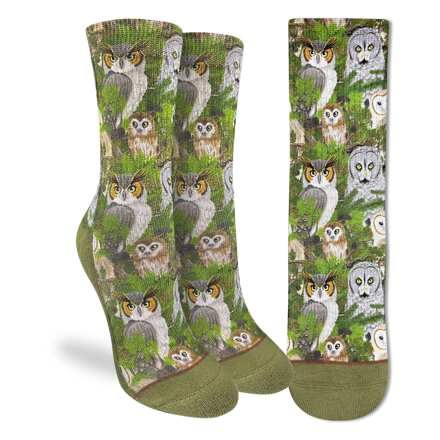 Women's Staring Owls Socks 1 Women's Staring Owls Socks