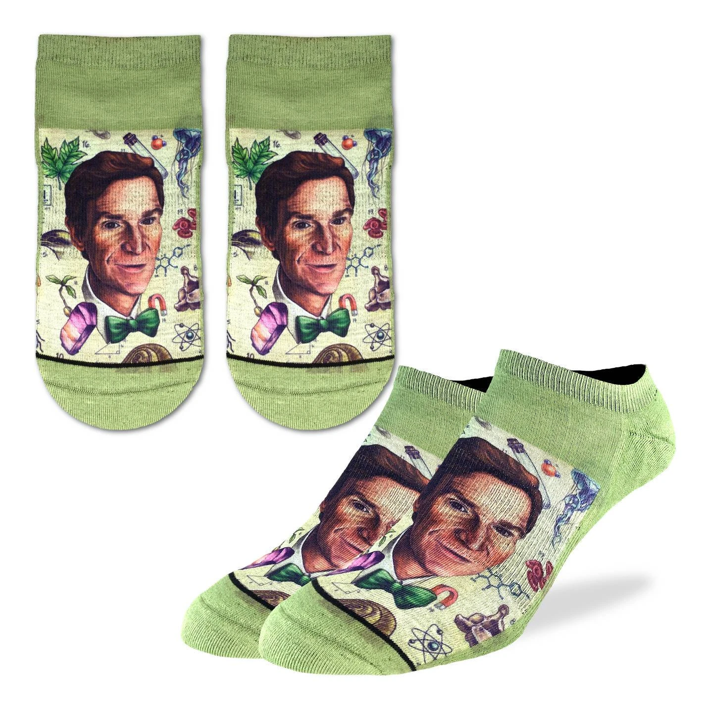 Men's Bill Nye Ankle Socks 1 Men's Bill Nye Ankle Socks