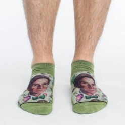 Men's Bill Nye Ankle Socks 7 Men's Bill Nye Ankle Socks -Good Luck Sock Store 6003 Good Luck Sock Bill Nye the Science Guy Ankle Socks 3 v2