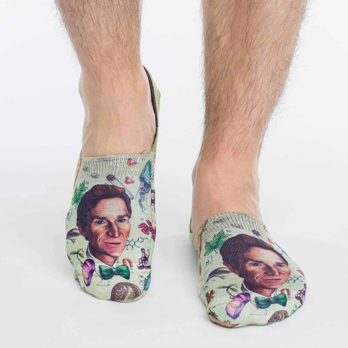 Men's Bill Nye No Show Socks - Image 3