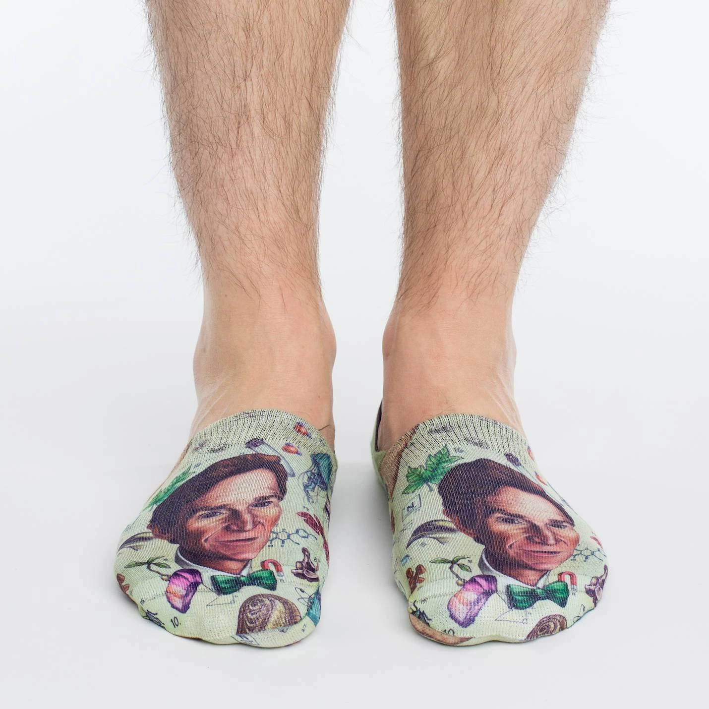 Men's Bill Nye No Show Socks - Image 4