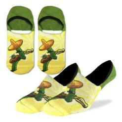 Men's Cactus Guitar No Show Socks