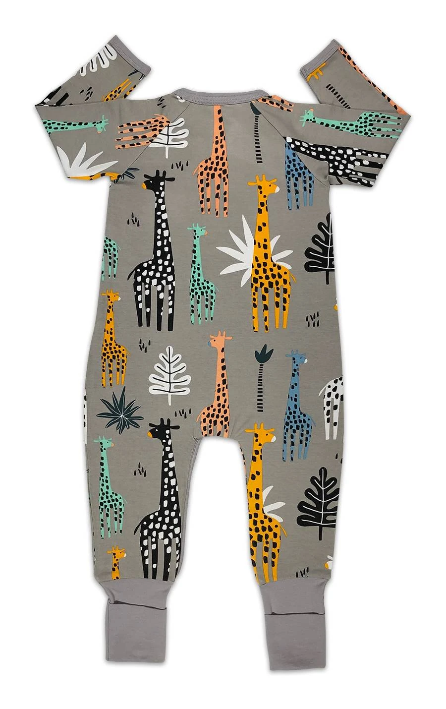 Giraffes Baby Pajamas 2 Giraffes Baby Pajamas - Image 2