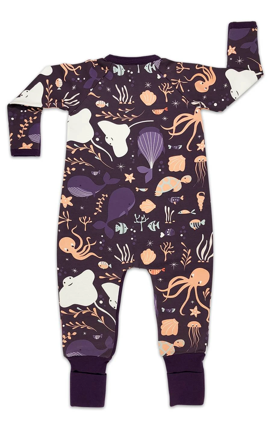 Marine Life Baby Pajamas 2 Marine Life Baby Pajamas - Image 2
