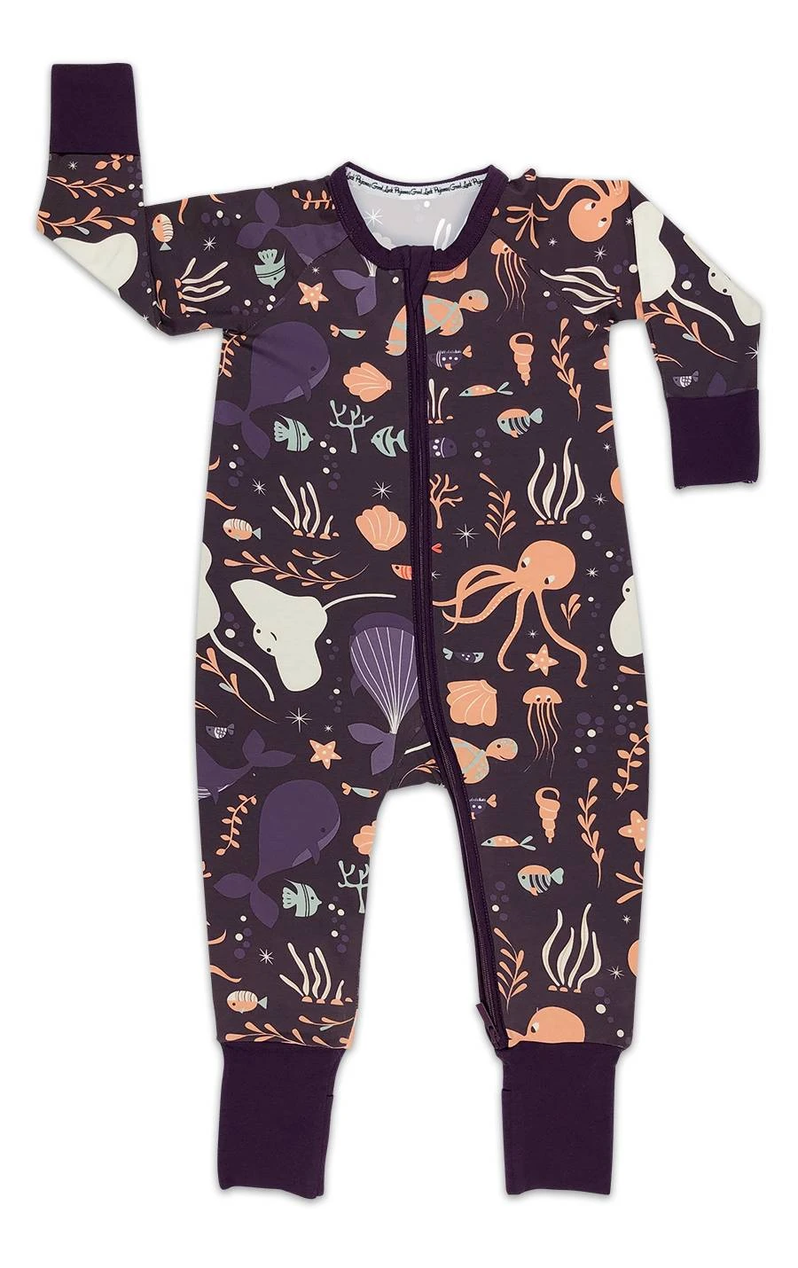 Marine Life Baby Pajamas 1 Marine Life Baby Pajamas